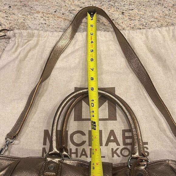 Michael Kors gold leather handbag - Picture 10 of 11